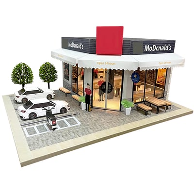 紙紮屋美式速食店1