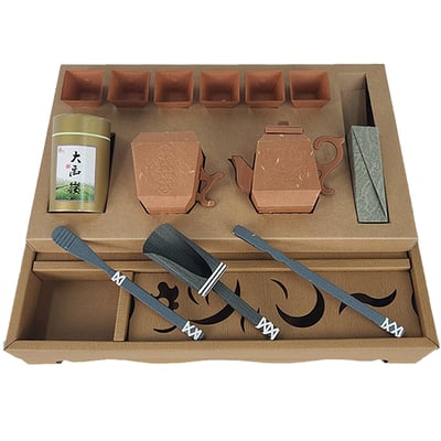 紙紮茶具組2