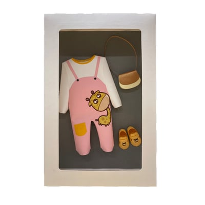 紙紮女童吊帶褲1