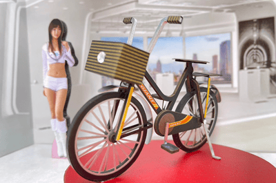 紙紮淑女車情境3