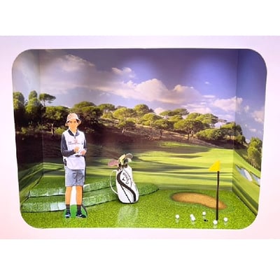 紙紮高爾夫情境1