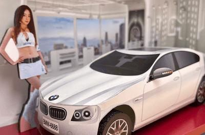 紙紮BMW轎車情境2