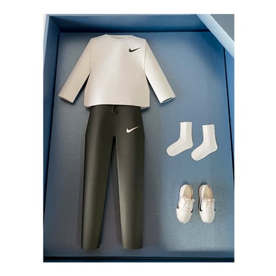 紙紮運動服禮盒1