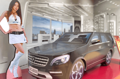 紙紮賓士休旅情境3