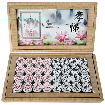 紙紮木質盤象棋1