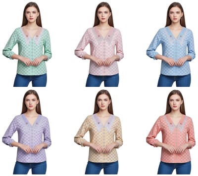 紙紮女士雪紡紗2