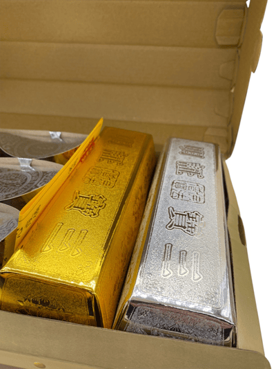 紙紮金銀財寶箱4