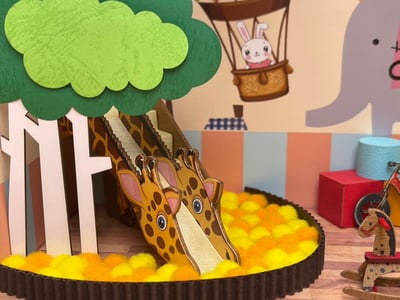 紙紮兒童遊樂場2