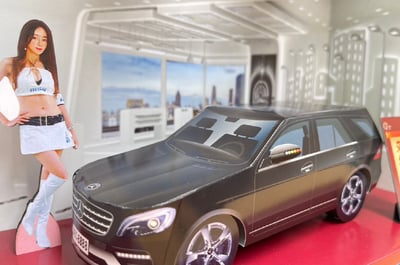 紙紮賓士休旅情境2