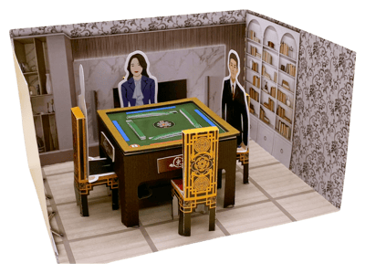 紙紮迷你麻將組3