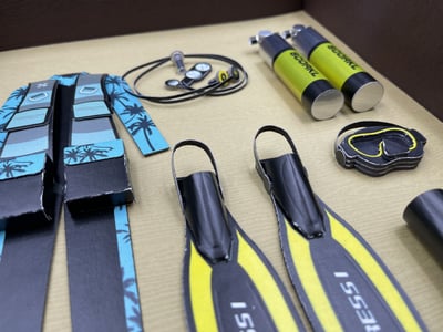 紙紮潛水服禮盒2