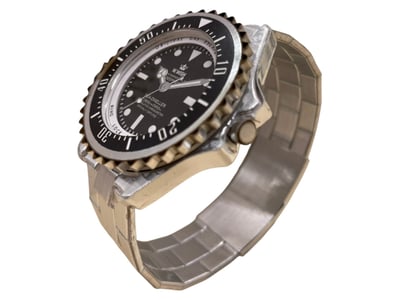 紙紮勞力士黑錶3