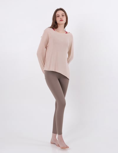 Conchwear Air Light 3D 瑜珈九分褲 摩卡色 CON001BRN3