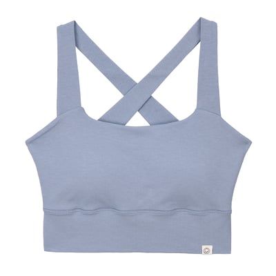 Dhyani 月光瑜珈扭結內衣 天空藍 CON128BLU10