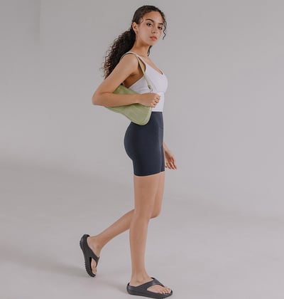 Conchwear 3D 裸感單車款三分褲 經典黑 CON031BLK3