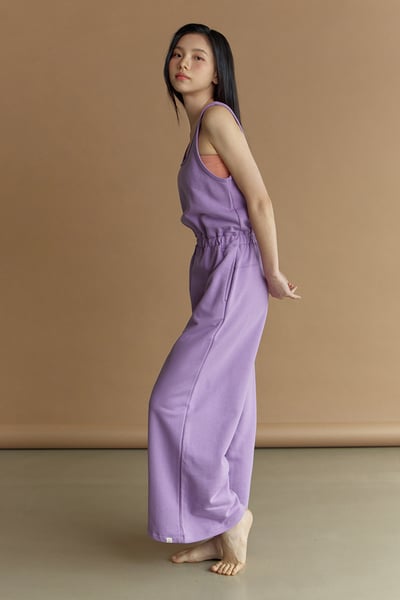 Dhyani 漫遊連身長褲 紫色 CON114PUR2