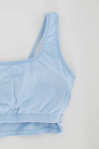 Happy yogi studio 方領瑜珈內衣 天空藍 HYS004BLU7