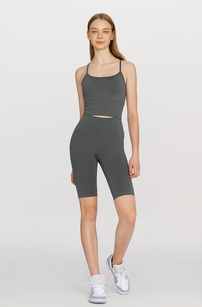 Front2line 單車款五分褲 鐵灰色 FPK097CHC2