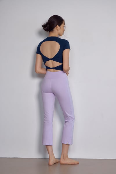 【熱銷】Dhyani 扭結胸墊短T恤 深海藍 CON094NAV6