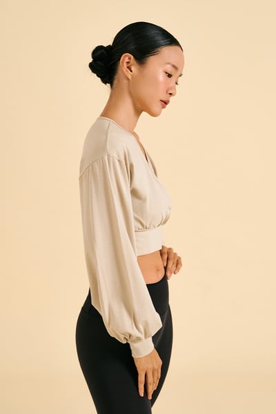 【熱銷】Dhyani 回歸基本長袖罩衫 奶茶色 CON085BEG4