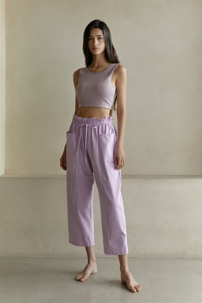 【熱銷】Dhyani 修習瑜珈胸墊短背心 薰衣草紫 CON016LAV8