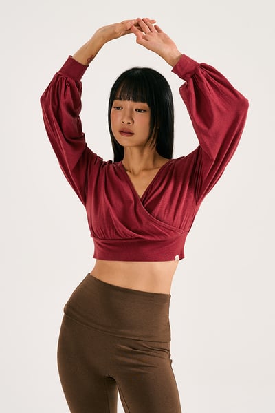 【熱銷】Dhyani 回歸基本長袖罩衫 紅色 CON085WNE6