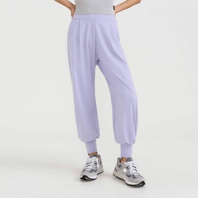【5色】Front2line Micro Fresh 寬鬆版束腳寬褲 淺紫色 各類運動適用1
