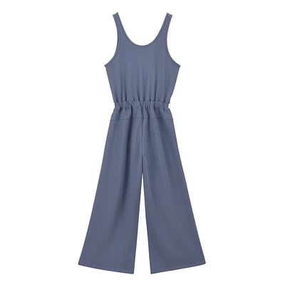 Dhyani 漫遊連身長寬褲 藍色 CON114BLU8