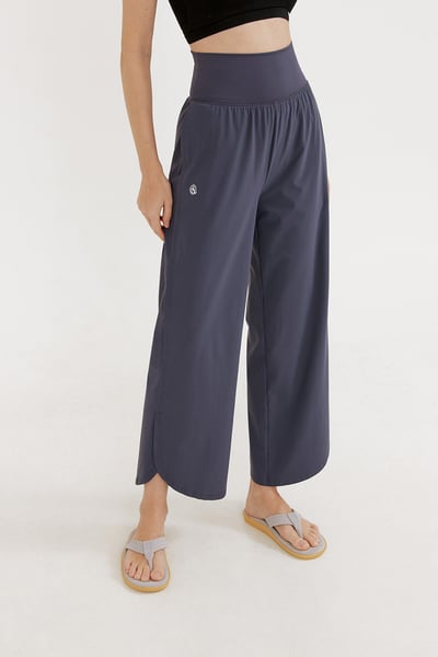 Front2line 涼感機能直筒褲 灰藍色 FDWSPT072NAV2