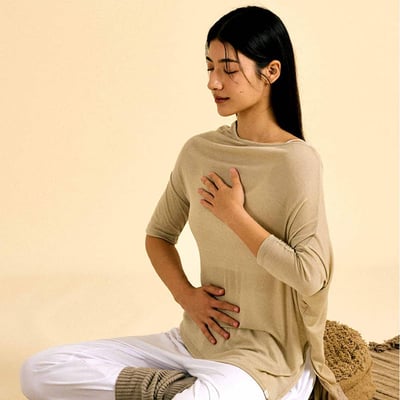 Dhyani 無礙兩穿罩衫 奶茶色 CON097BEG1