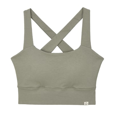 Dhyani 月光瑜珈扭結內衣 卡其綠 CON128KHA5