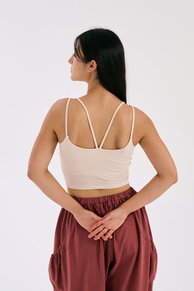 Dhyani 直線造型瑜珈內衣 象牙白 CON127IVY2