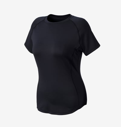 Conchwear 經典短袖罩衫 黑色 各類運動適用 CON038BLK7