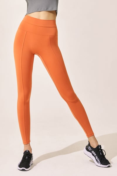 Parsley Air Brush 瑜珈美腿線九分褲 果醬橘 P19LG002ORG3