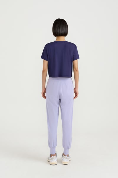 【7色】Front2line Micro Fresh 修身版束腳寬褲 淺紫色 各類運動適用4