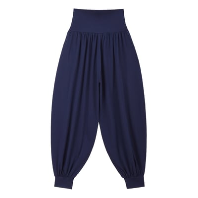 Dhyani 流動束腳氣球寬褲 深藍 CON136NAV10