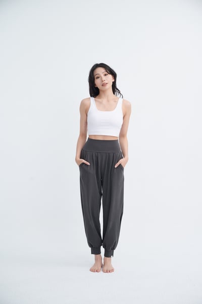 Happy yogi studio 方領瑜珈內衣 白色 HYS004WHT2