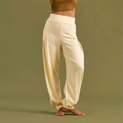 Dhyani 內觀流瑜珈束腳寬褲 奶茶色 CON139BEG1