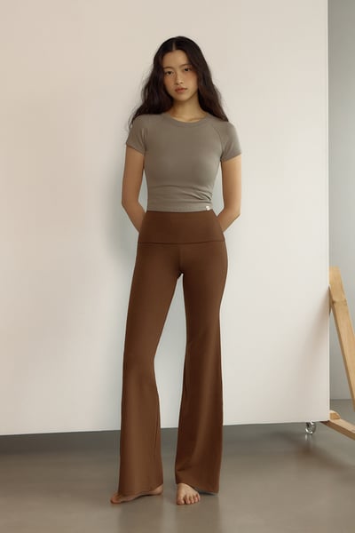 【熱銷】Dhyani 扭結胸墊短T恤 石灰色 CON094GRY6