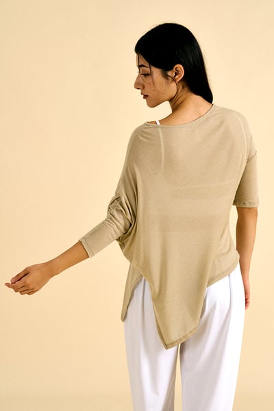 Dhyani 無礙兩穿罩衫 奶茶色 CON097BEG5