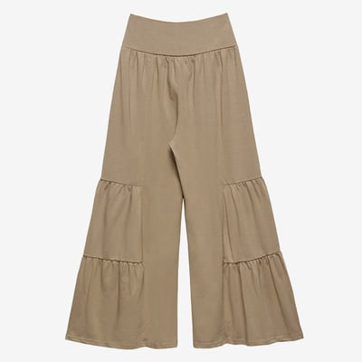 【熱銷】Dhyani 瑜珈蛋糕闊腿褲 核桃棕 CON071BRN