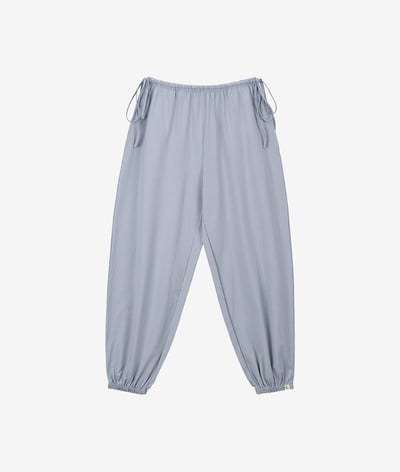 Conchwear 抽繩造型束腳寬褲 淺藍 CON134BLU7