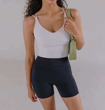 Conchwear 3D 裸感單車款三分褲 經典黑 CON031BLK6