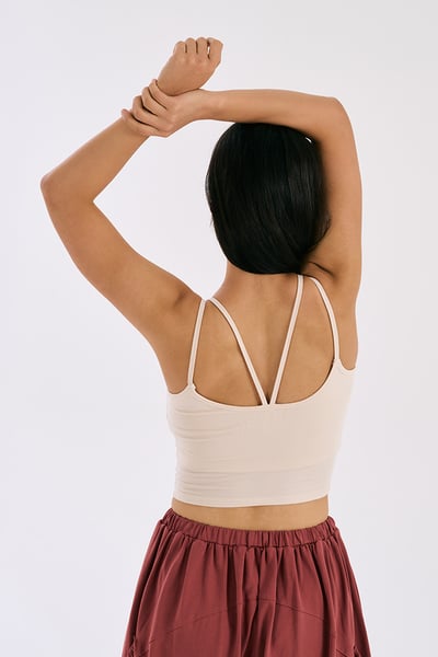 Dhyani 直線造型瑜珈內衣 象牙白 CON127IVY3