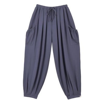 Dhyani 雲朵束腳燈籠寬褲 海洋紫 CON131PUR
