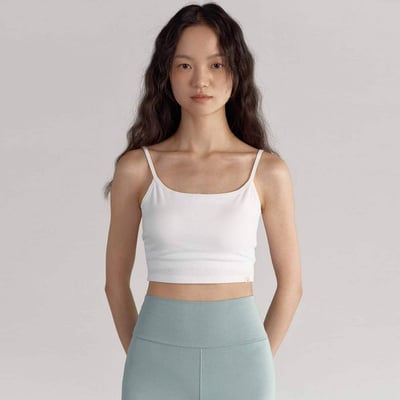 【熱銷】Dhyani 瑜珈美背運動內衣 白色 CON045WHT