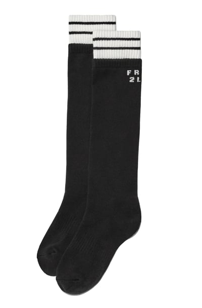 Front2line 瑜珈健身保暖長襪 經典黑 FAK015BLK6