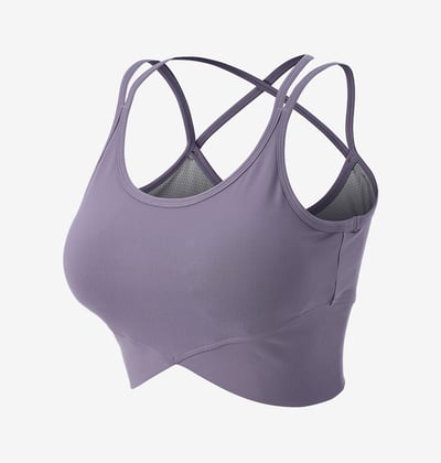 Conchwear 雙肩帶瑜珈內衣 紫色 CON074PUR7