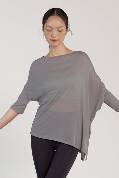 Dhyani 無礙兩穿罩衫 灰色 CON097GRY2