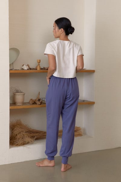 Dhyani 瑜珈短袖罩衫 烤布蕾 CON064BEG3